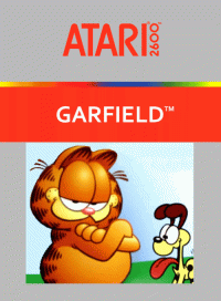 Garfield Atari 2600 US box art